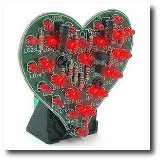 Valentines Day geek gifts ideas - LED heart