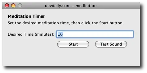 Meditation, a simple Mac meditation/timer application